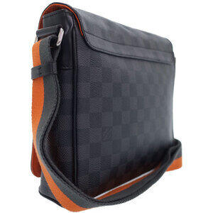 Louis Vuitton District Bag Shoulder Black Damier Graphite